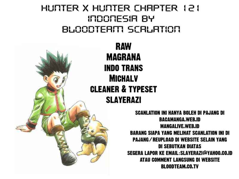 Baca Komik Hunter x Hunter Chapter 121 Gambar 1