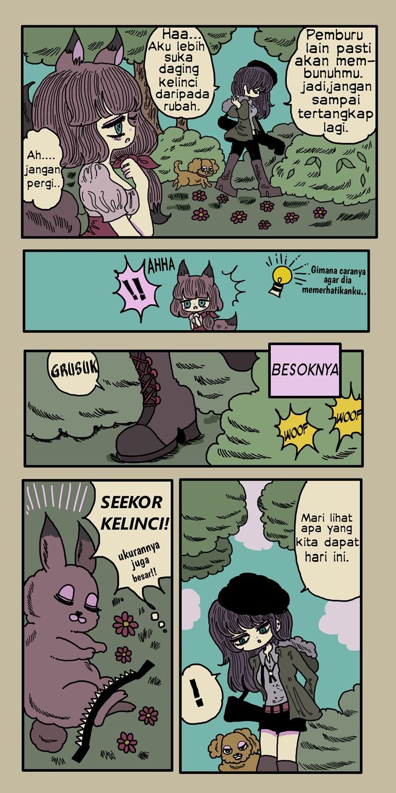 Fox and Hunter Yuri Chapter 00.1 Gambar 4