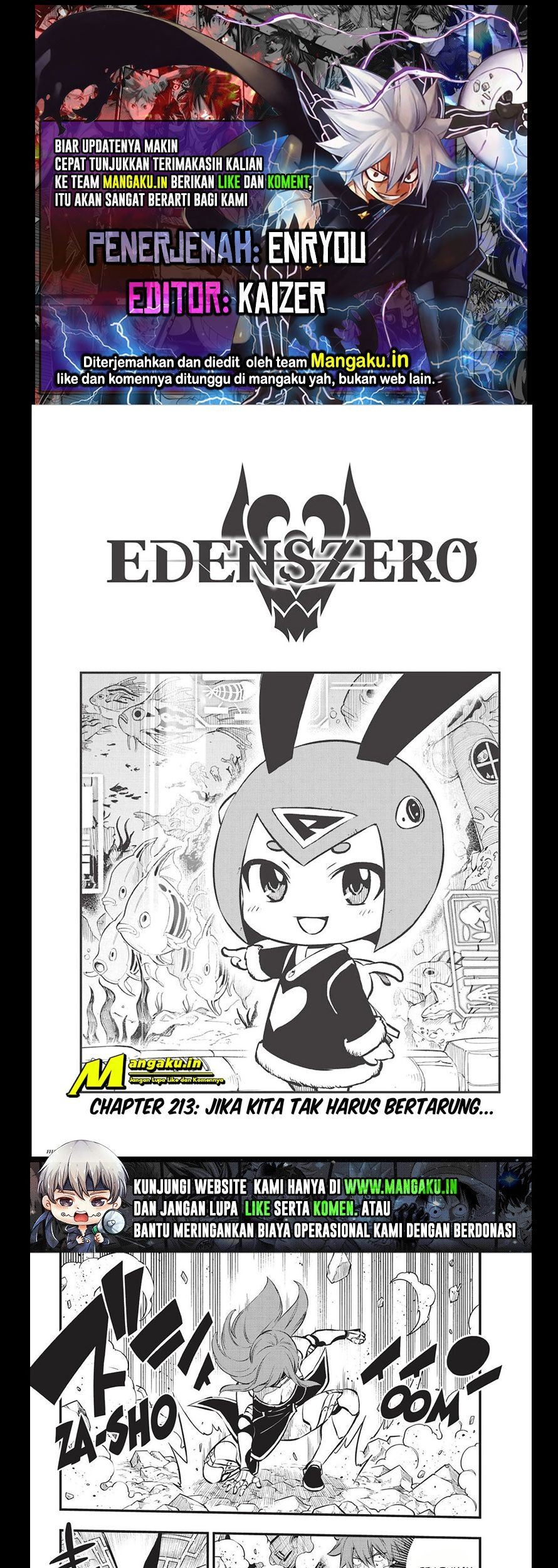 Baca Komik Eden's Zero Chapter 213 Gambar 1