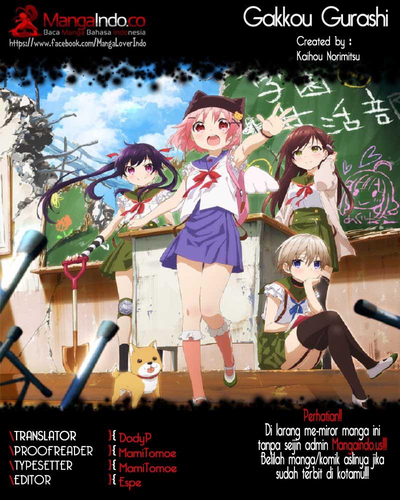 Baca Komik Gakkou Gurashi! Chapter 9 Gambar 1