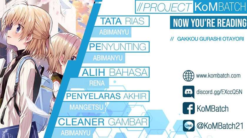 Baca Komik Gakkou Gurashi! – Otayori Chapter 5 Gambar 1