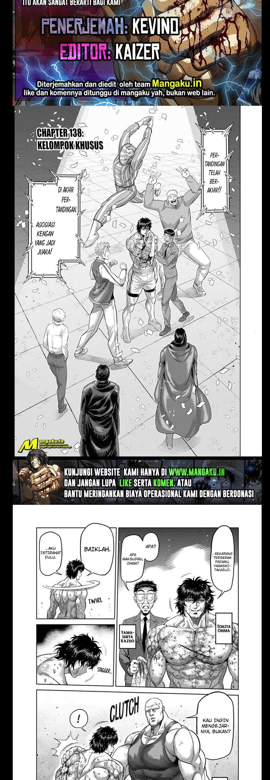 Baca Komik Kengan Omega Chapter 138 Gambar 1