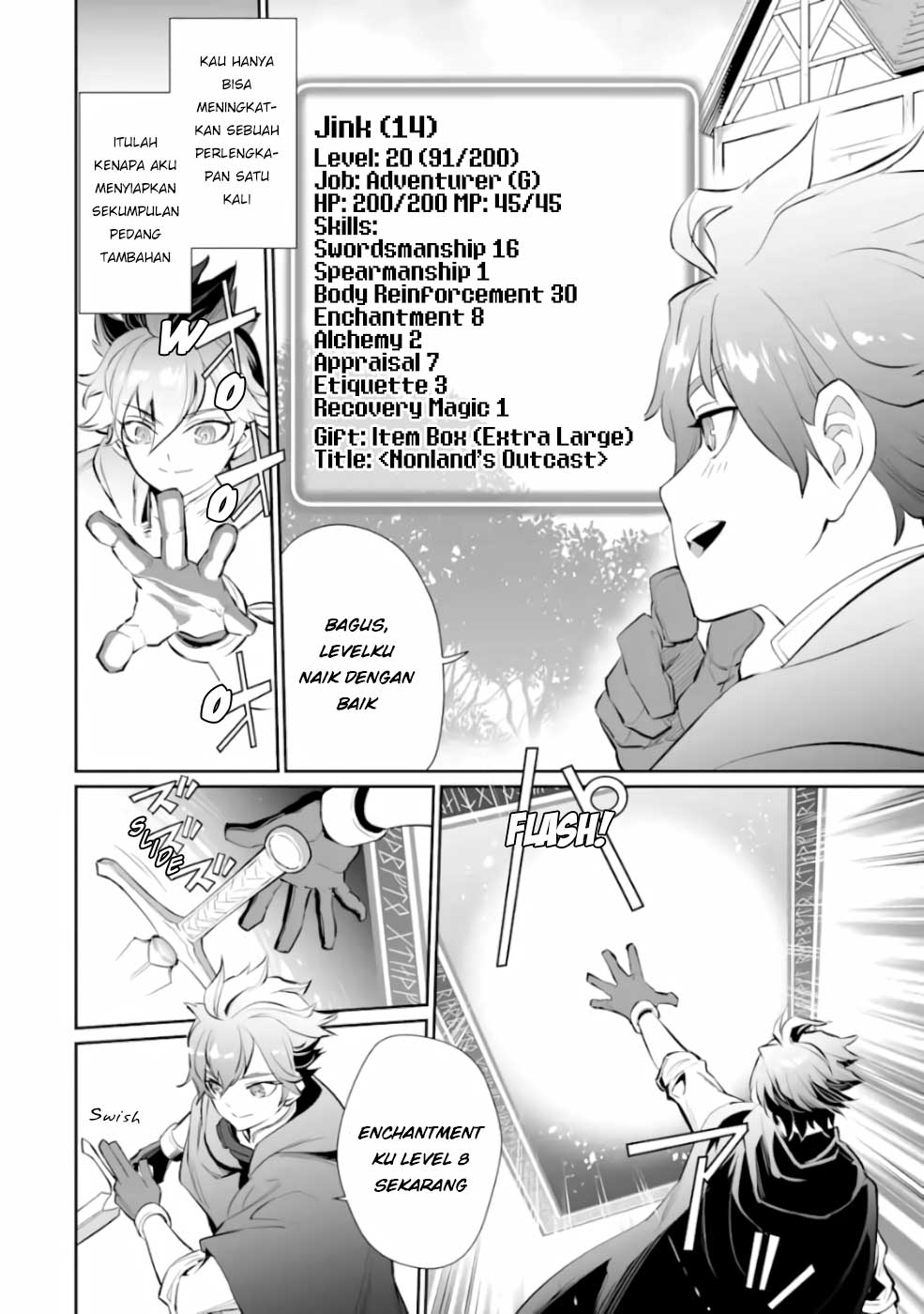 Ochikobore Kuni o Deru ~ Jitsuwa sekai de 4 Hitome no Fuyo-Jutsu-shidatta Kudan ni Tsuite ~ Chapter 02 Gambar 5