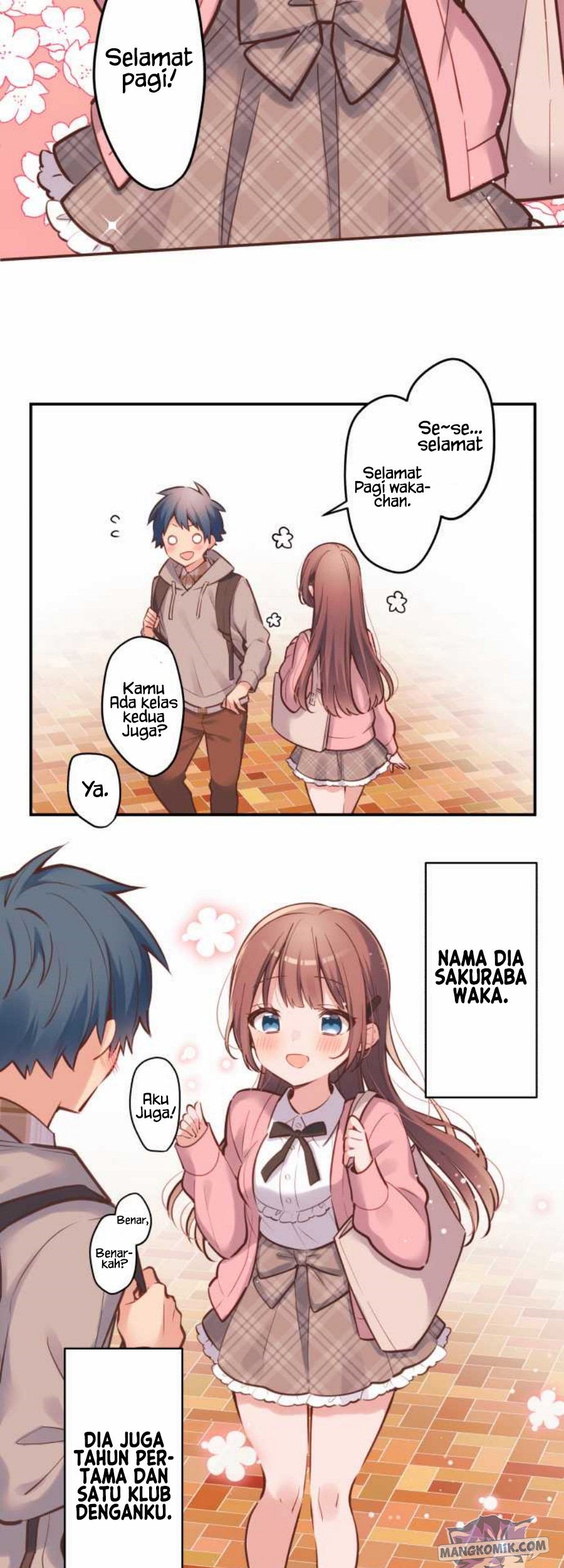 Waka-chan Is Flirty Again Chapter 01 Gambar 7