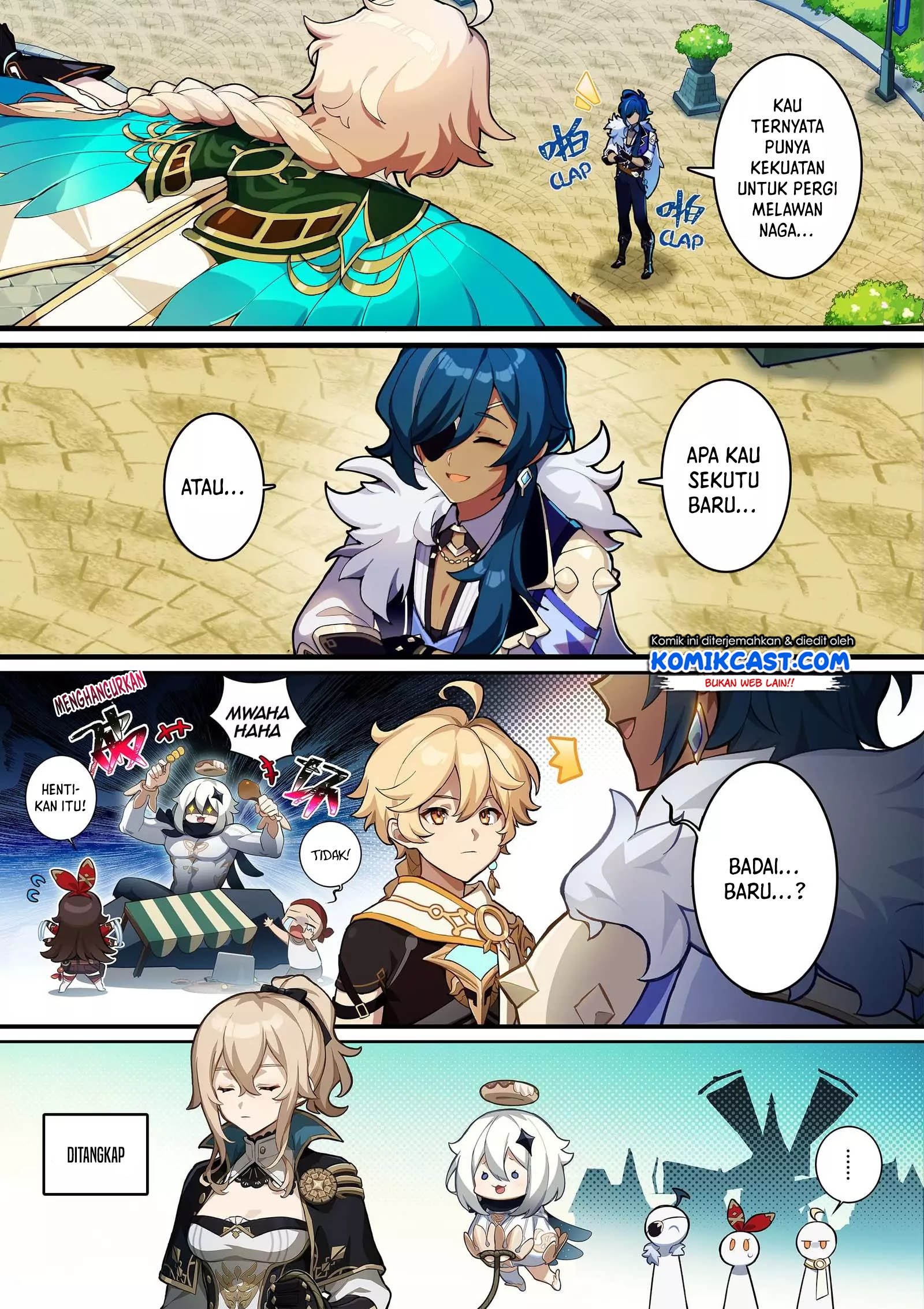 Komik Genshin Impact 4 Koma Chapter 10 Komiku