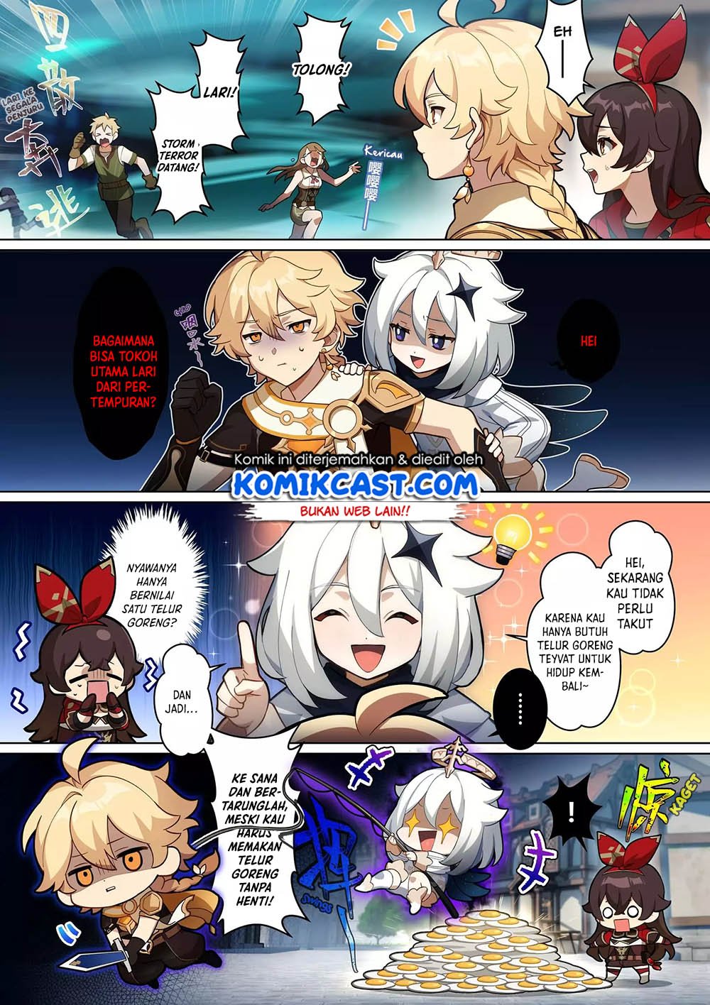 Komik Genshin Impact 4 Koma Chapter 7 Komiku