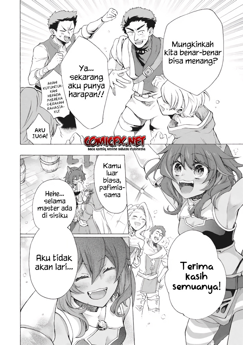 “Kukuku… He is the weakest of the Four Heavenly Monarchs.” I was dismissed from my job but somehow I became the master of a hero and a holy maiden. Chapter 08.1 Gambar 13