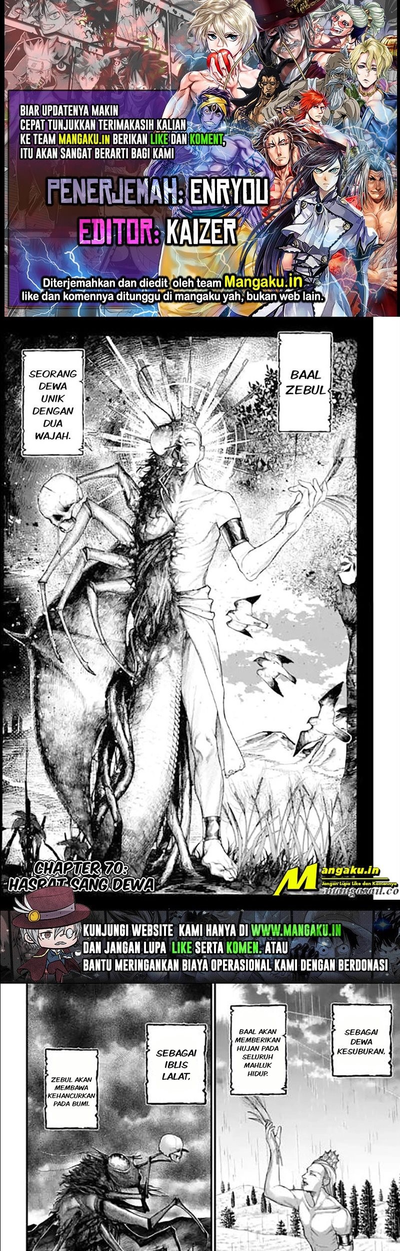 Baca Komik Shuumatsu no Valkyrie Chapter 70 Gambar 1