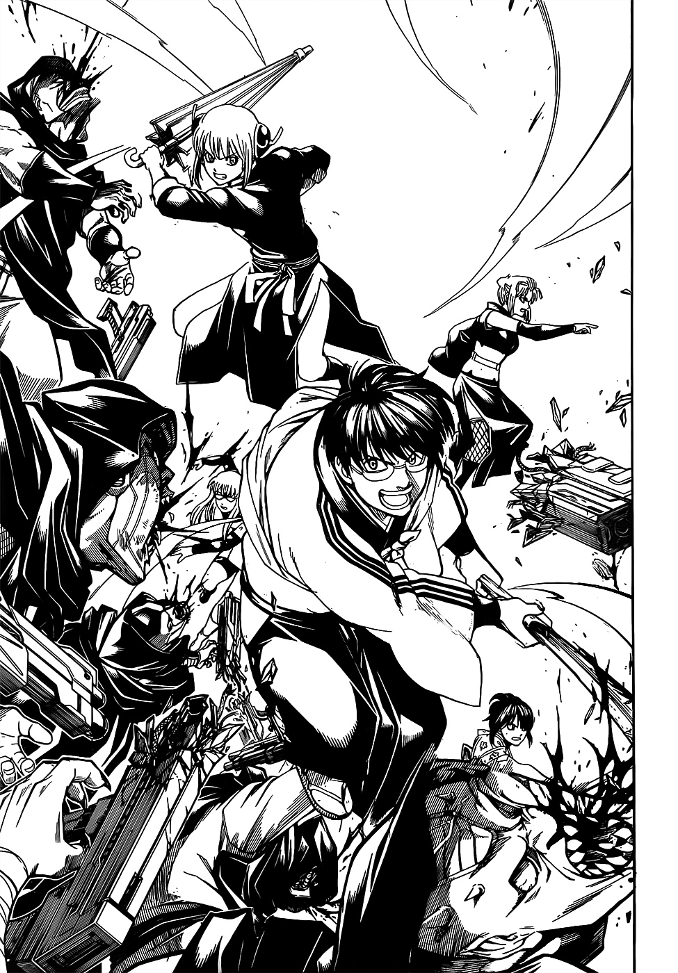 Gintama Chapter 698 Gambar 9
