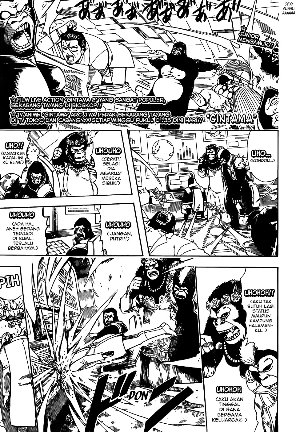 Baca Komik Gintama Chapter 695 Gambar 1