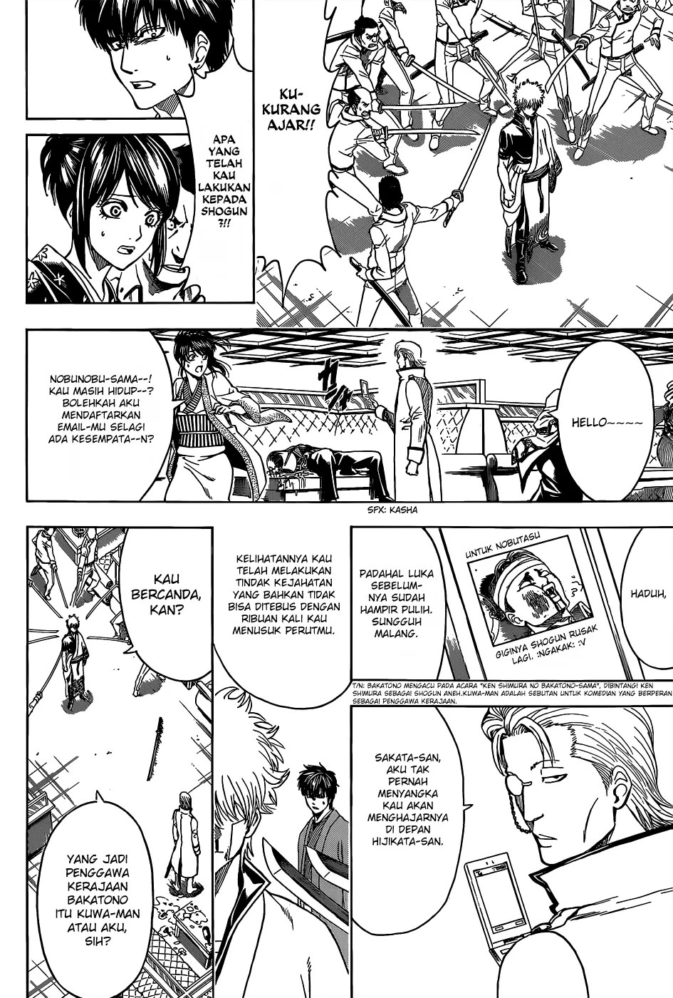 Baca Komik Gintama Chapter 528 Gambar 1