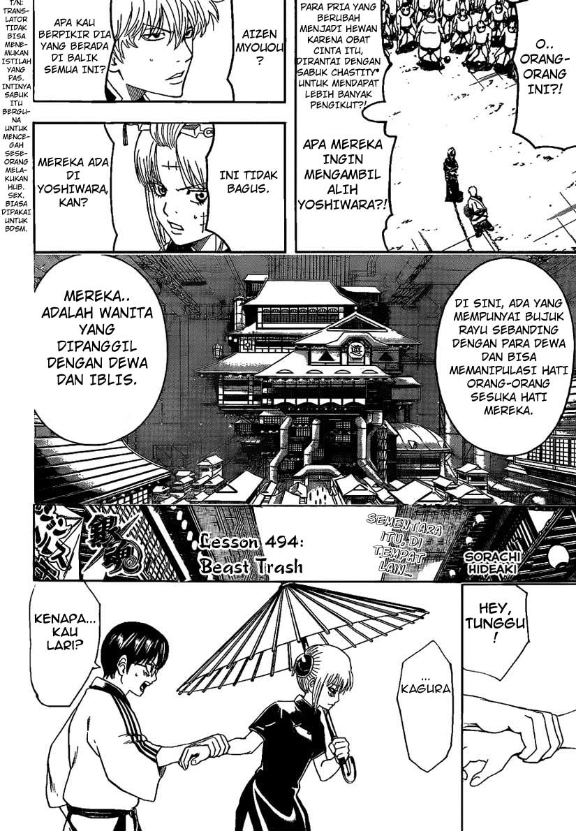 Gintama Chapter 494 Gambar 6