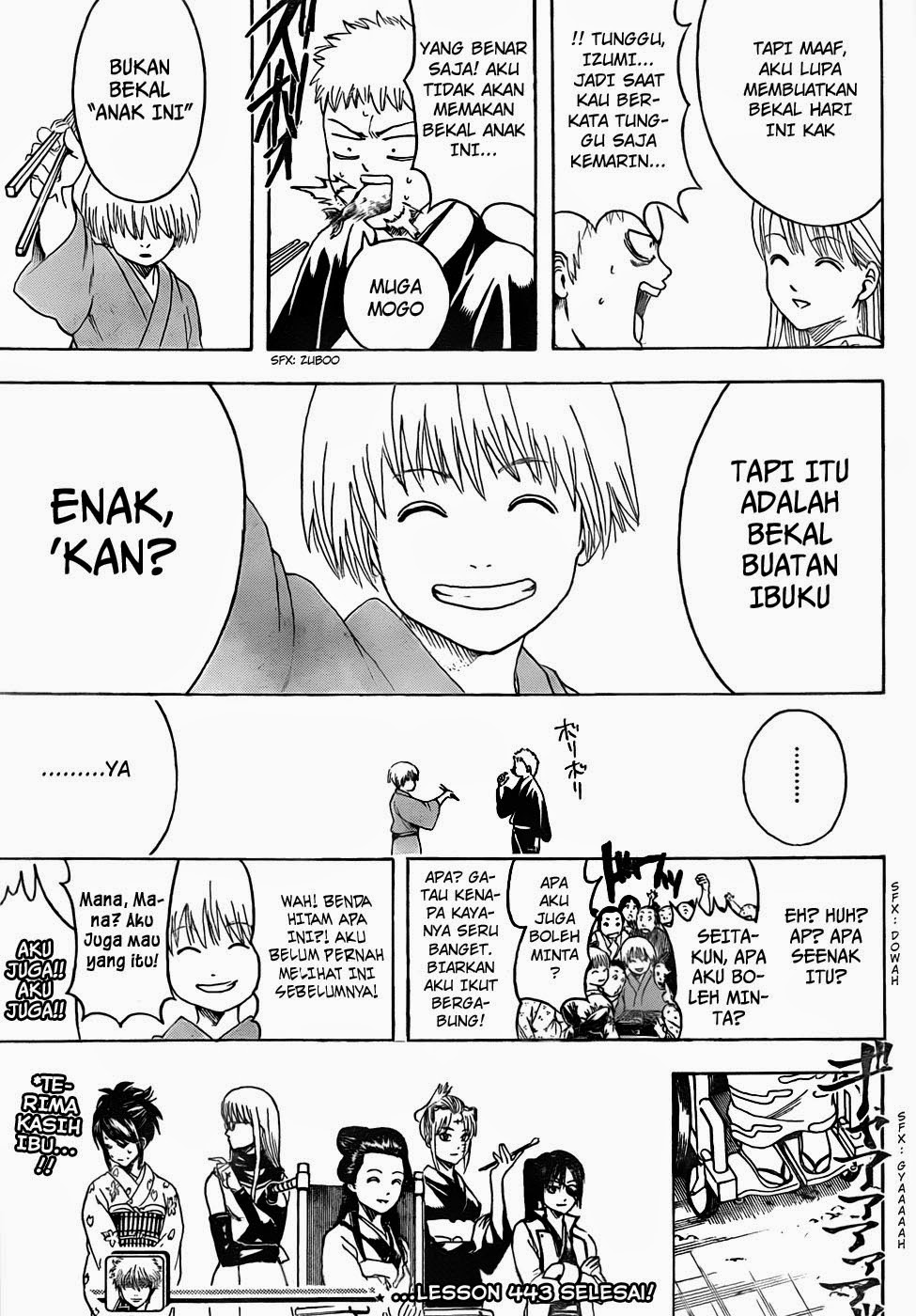 Gintama Chapter 443 Gambar 19