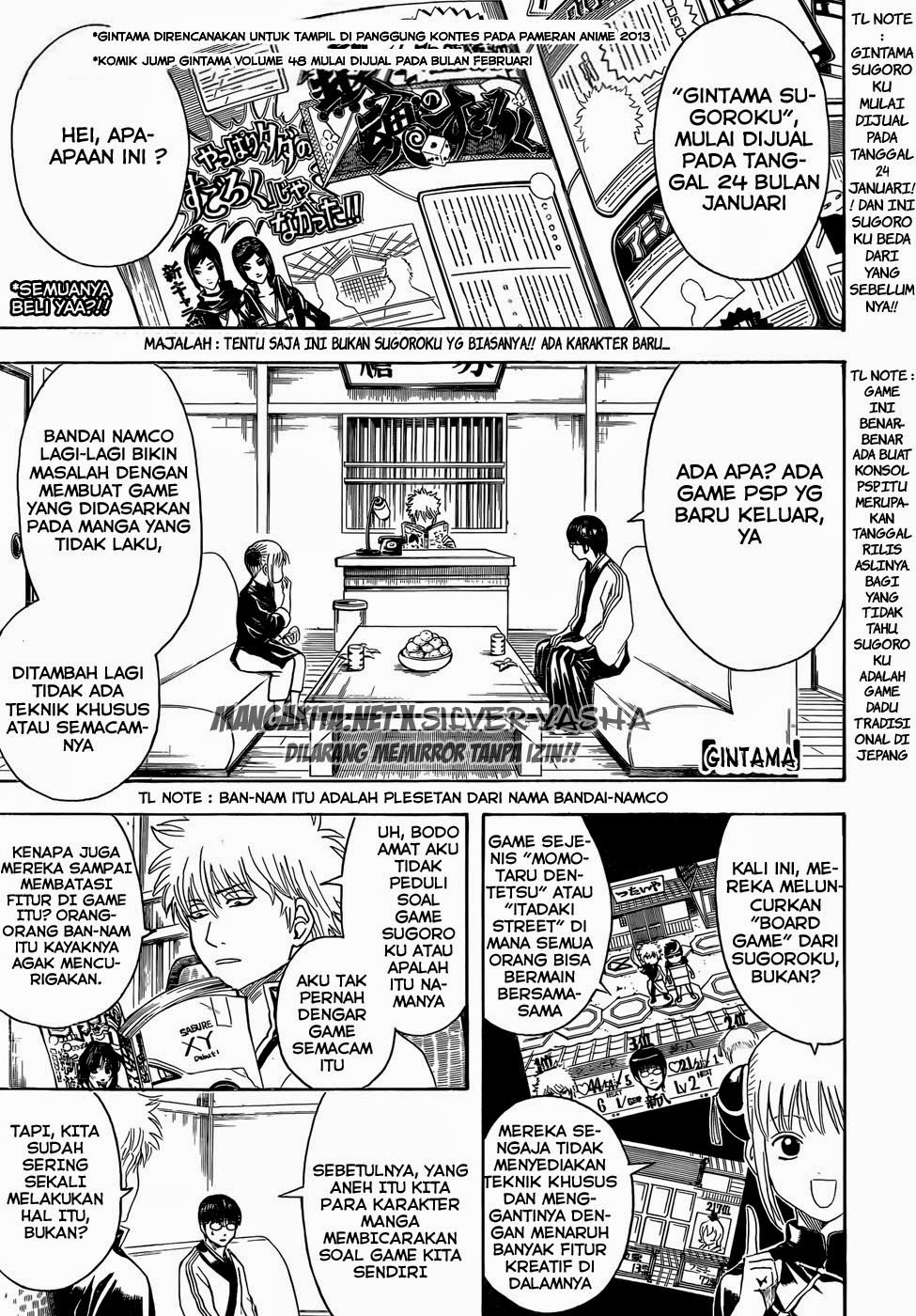 Baca Komik Gintama Chapter 430 Gambar 1