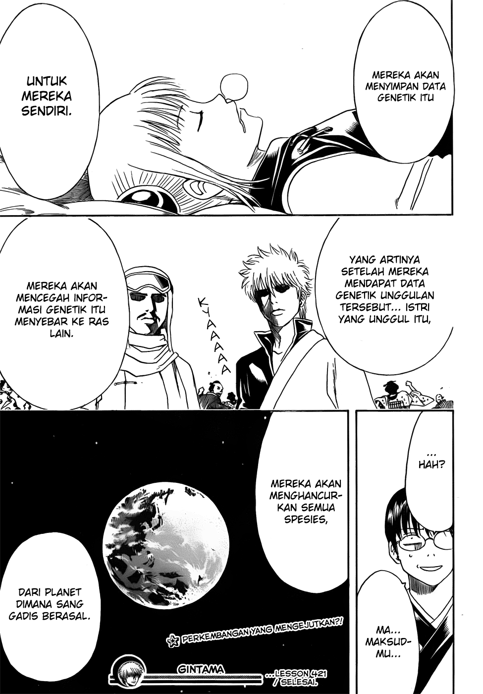 Gintama Chapter 421 Gambar 19