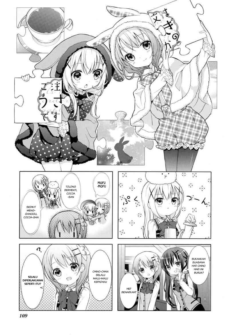 Baca Komik Gochuumon wa Usagi desu ka? Chapter 13 Gambar 1