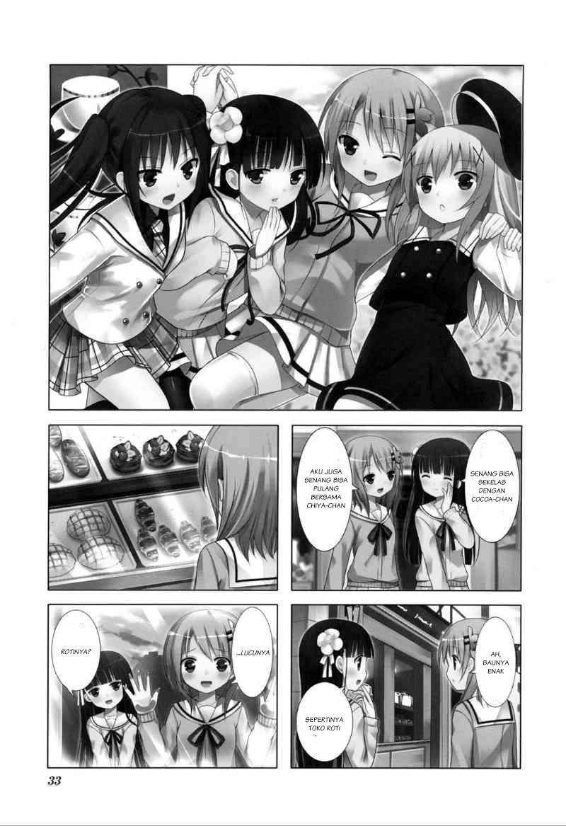 Baca Komik Gochuumon wa Usagi desu ka? Chapter 4 Gambar 1