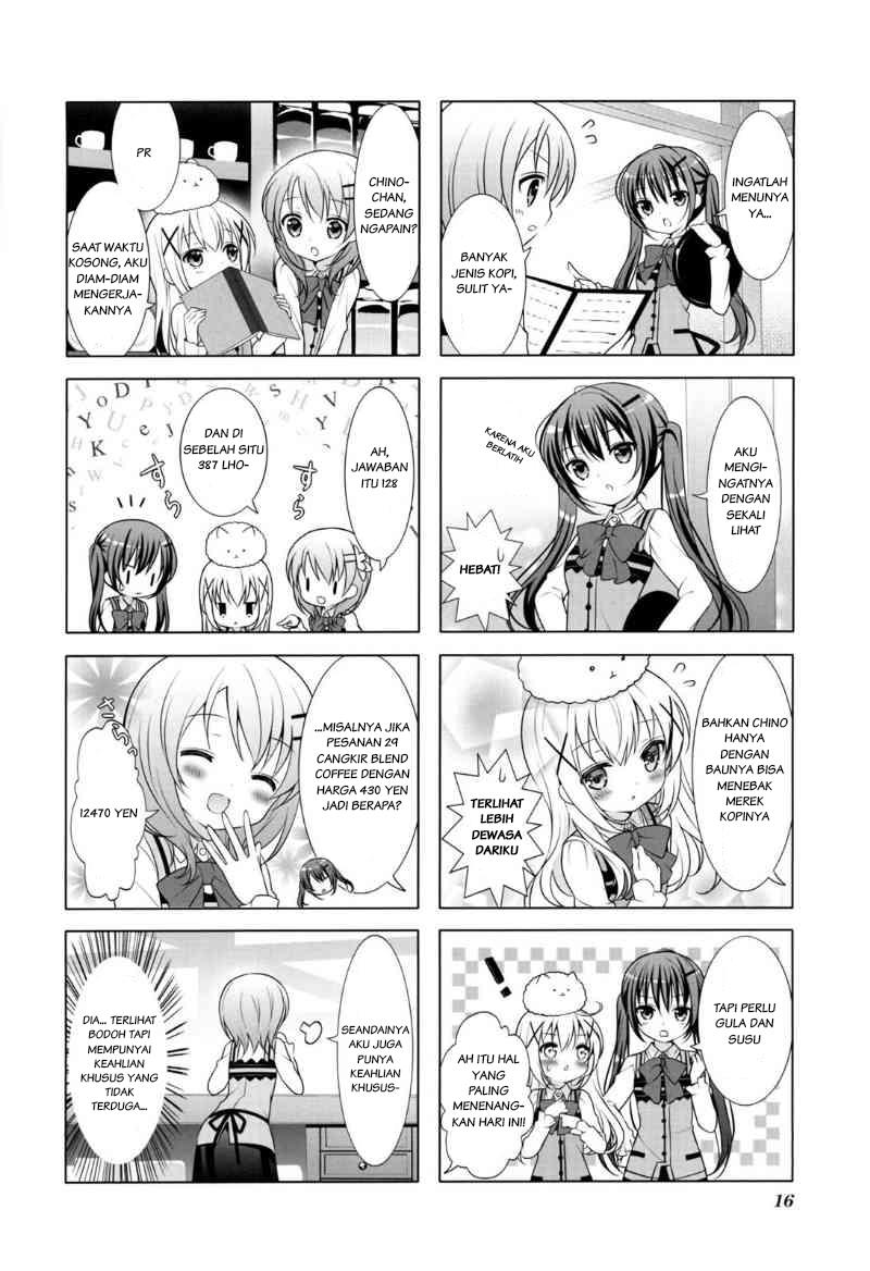 Gochuumon wa Usagi desu ka? Chapter 1 Gambar 8