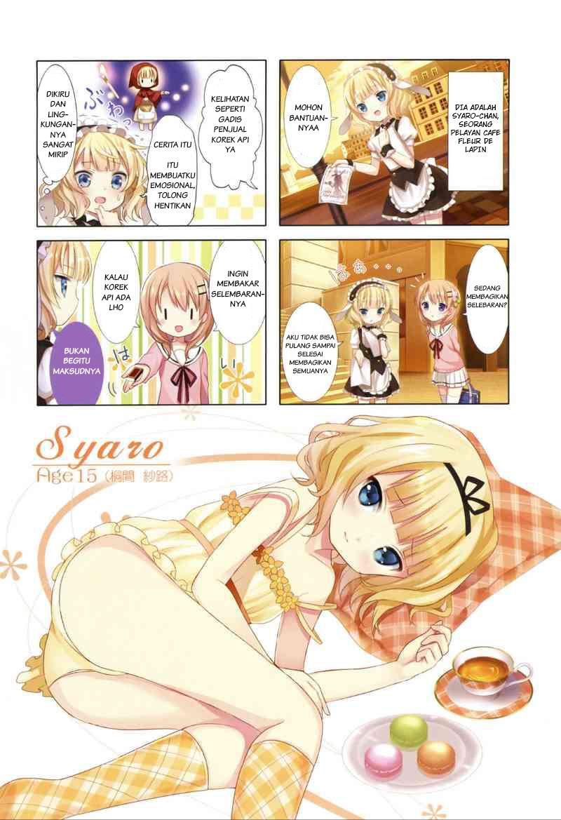 Gochuumon wa Usagi desu ka? Chapter 00.1 Gambar 5