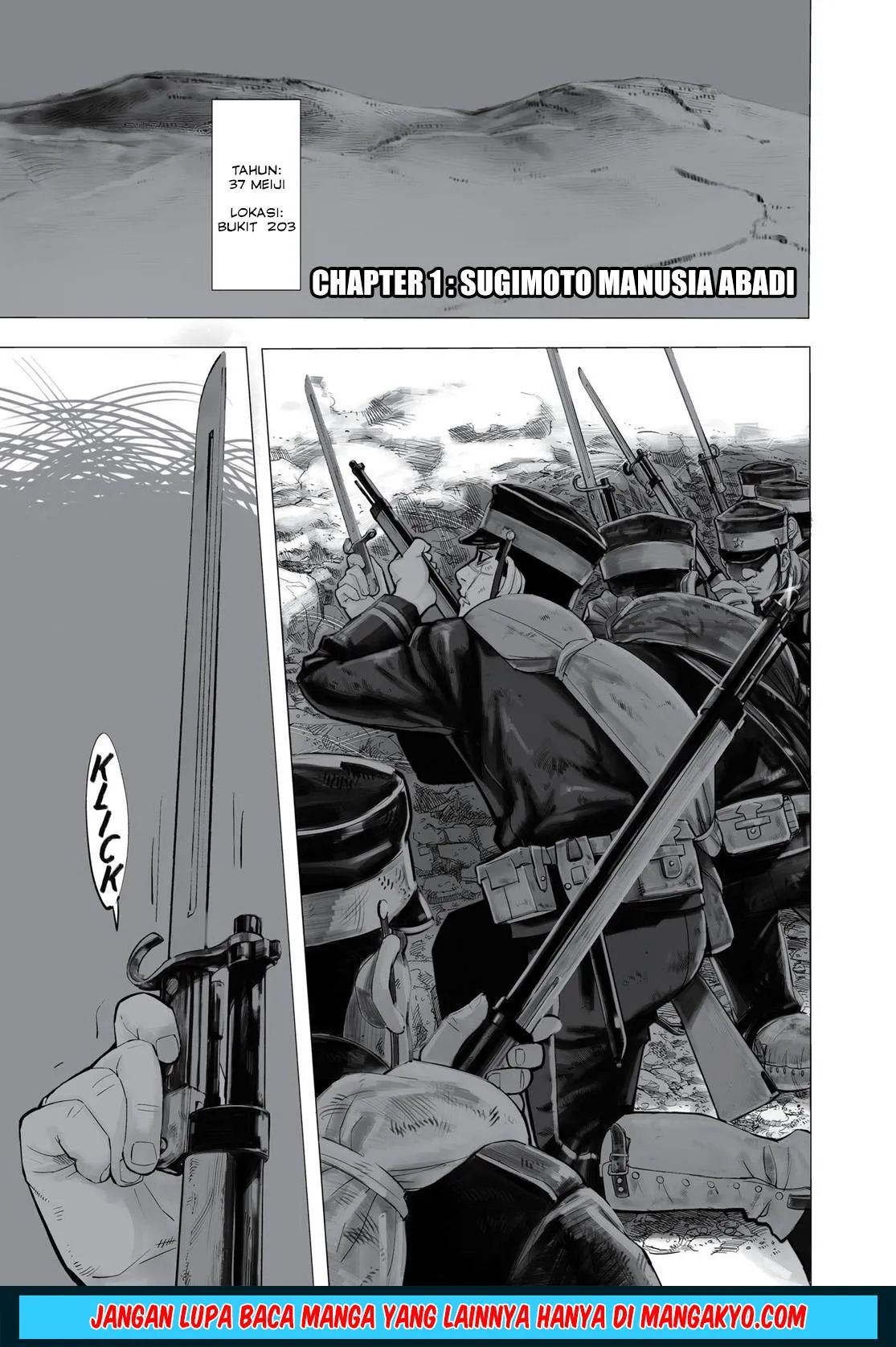 Baca Golden Kamuy Chapter 1 Gambar 2