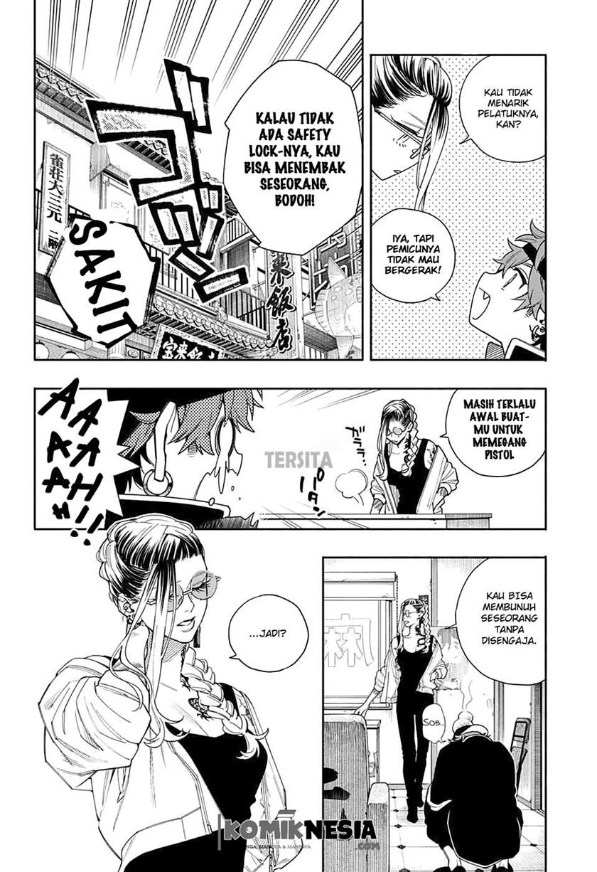 Gokurakugai Sanbandori no Ken Chapter 00.1 Gambar 21