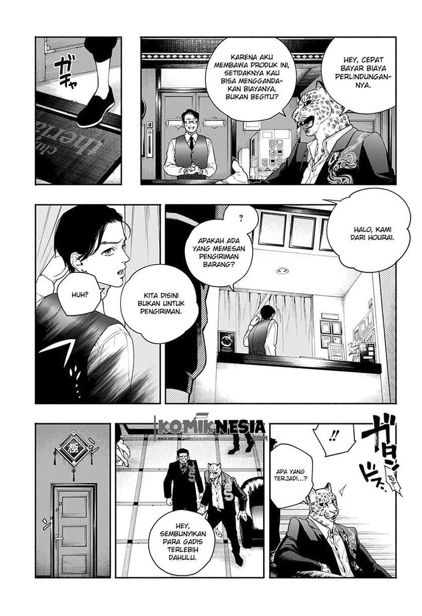 Gokurakugai Sanbandori no Ken Chapter 00.1 Gambar 36