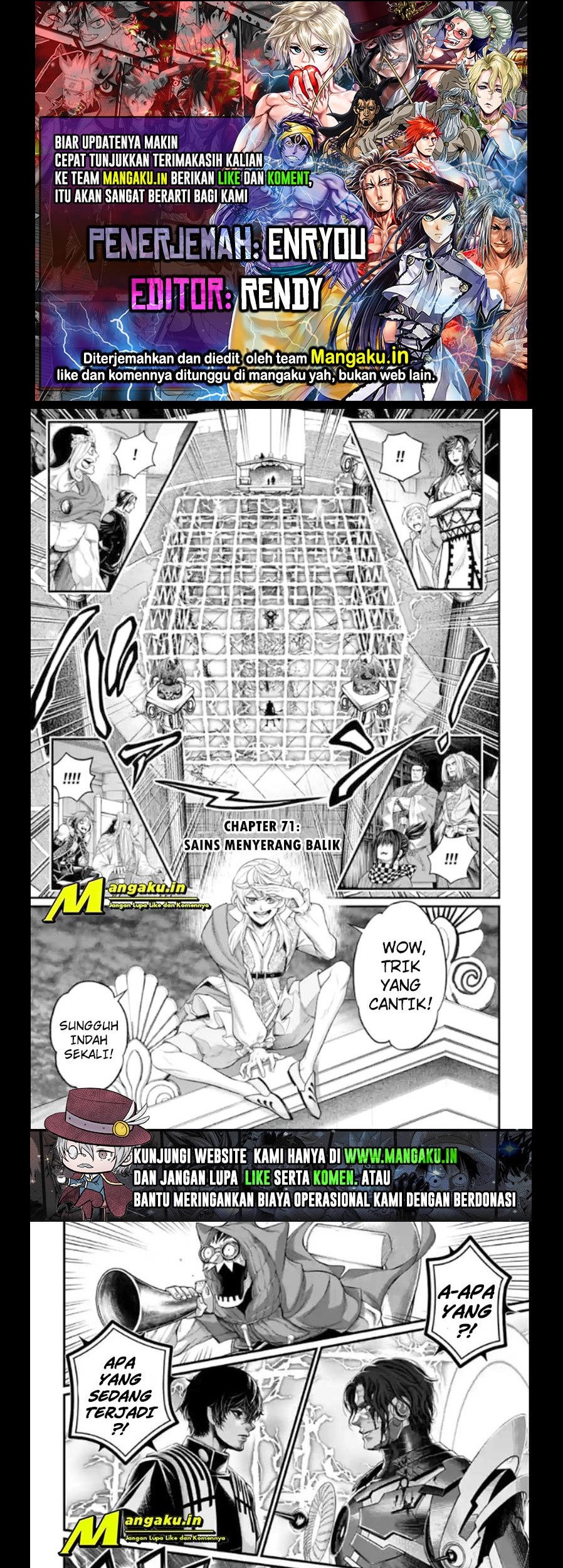 Baca Komik Shuumatsu no Valkyrie Chapter 71.1 Gambar 1
