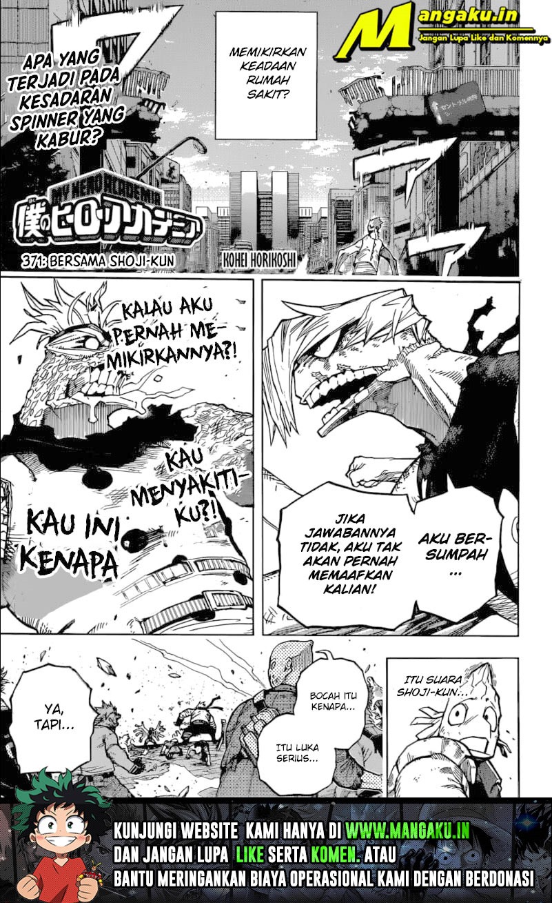 Baca Manga Boku no Hero Academia Chapter 371 Gambar 2