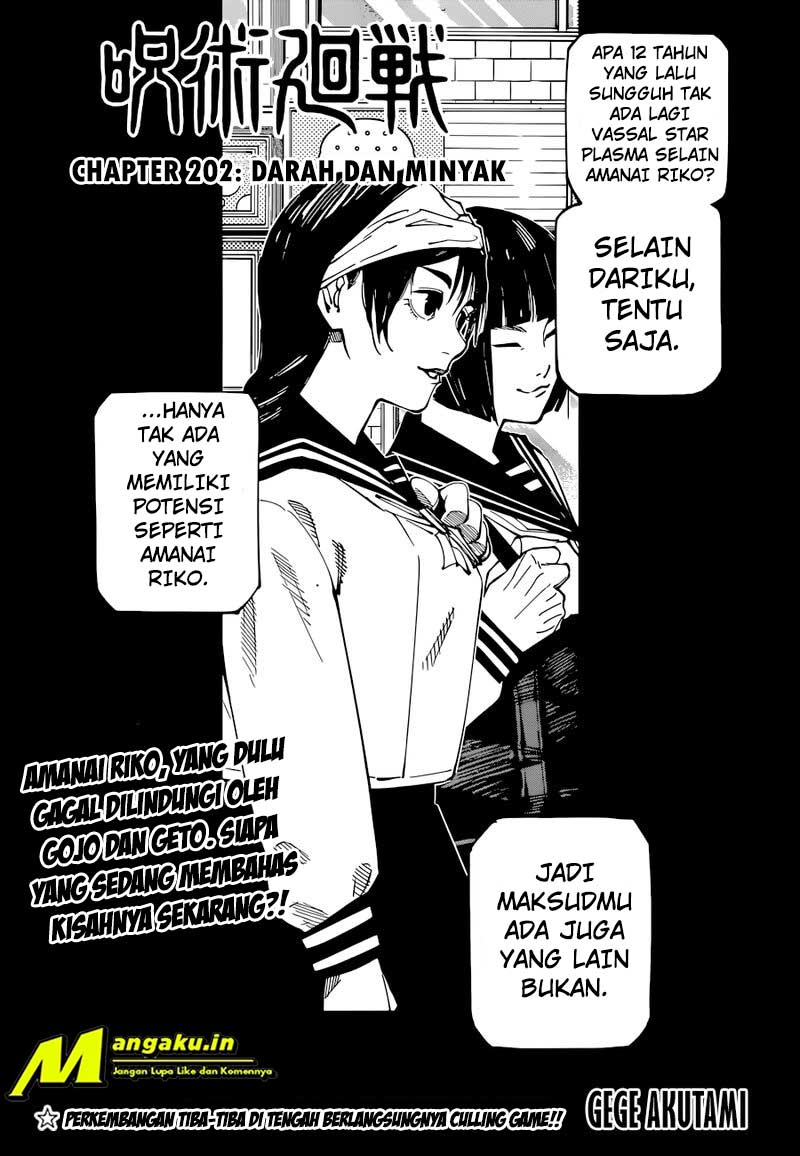 Baca Jujutsu Kaisen Chapter 202 Gambar 2