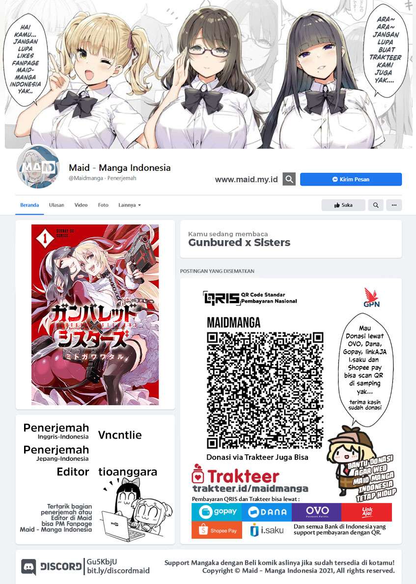 Baca Gunbured x Sisters Chapter 3 Gambar 2