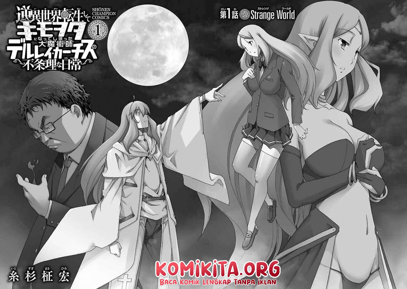 Gyaku Isekai Tensei Shite Kimowota ni Natte Shimatta dai Majutsushi Delray Curtis no Fujourina Nichijou Chapter 1.1 Gambar 3