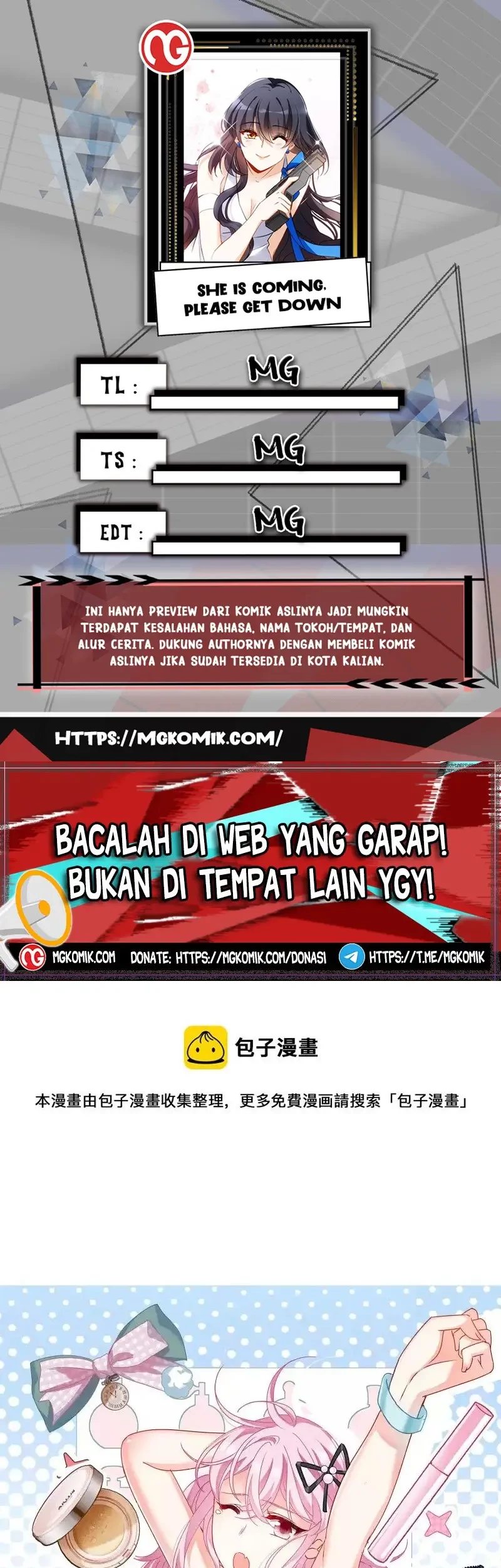 Baca Komik She Is Coming, Please Get Down! Chapter 92.3 Gambar 1