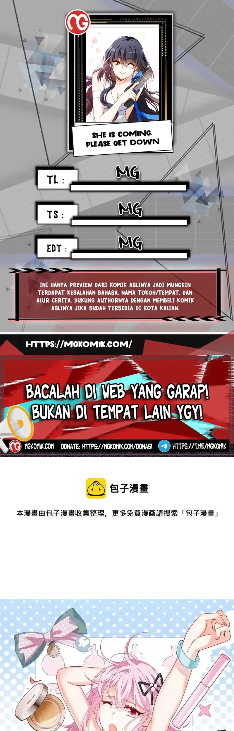 Baca Komik She Is Coming, Please Get Down! Chapter 92.2 Gambar 1