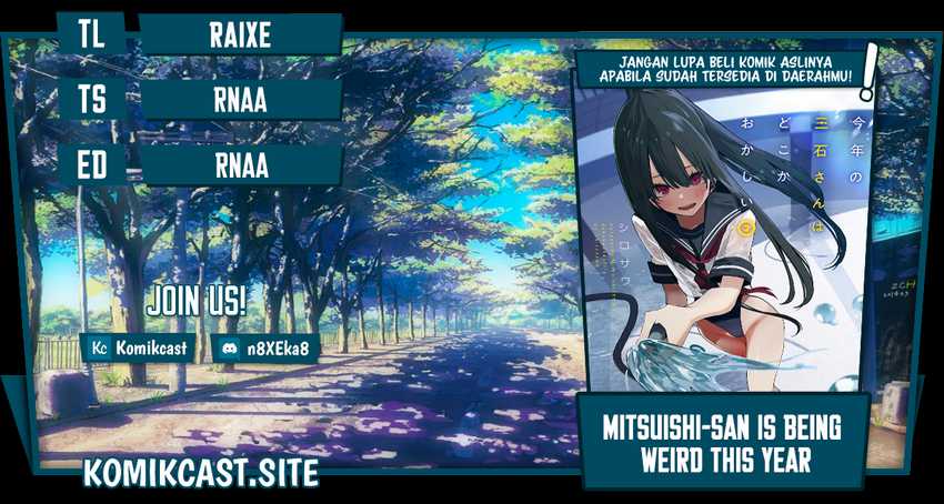Baca Komik Mitsuishi-San Is Being Weird This Year Chapter 19 Gambar 1