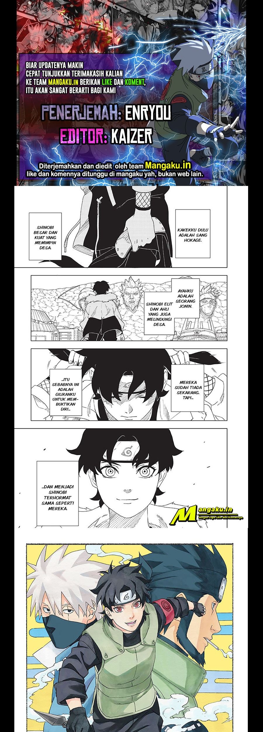 Baca Komik Naruto: Konoha’s Story—The Steam Ninja Scrolls Chapter 01.1 Gambar 1