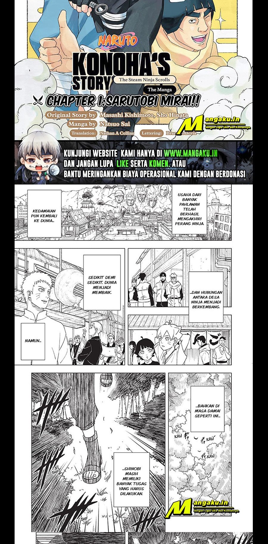 Baca Naruto: Konoha’s Story—The Steam Ninja Scrolls Chapter 01.1 Gambar 2