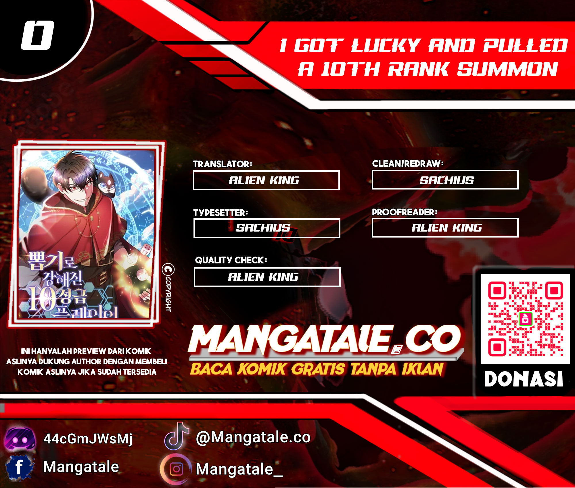 Baca Komik I Got Lucky And Pulled A 10th Rank Summon Chapter 01 Gambar 1