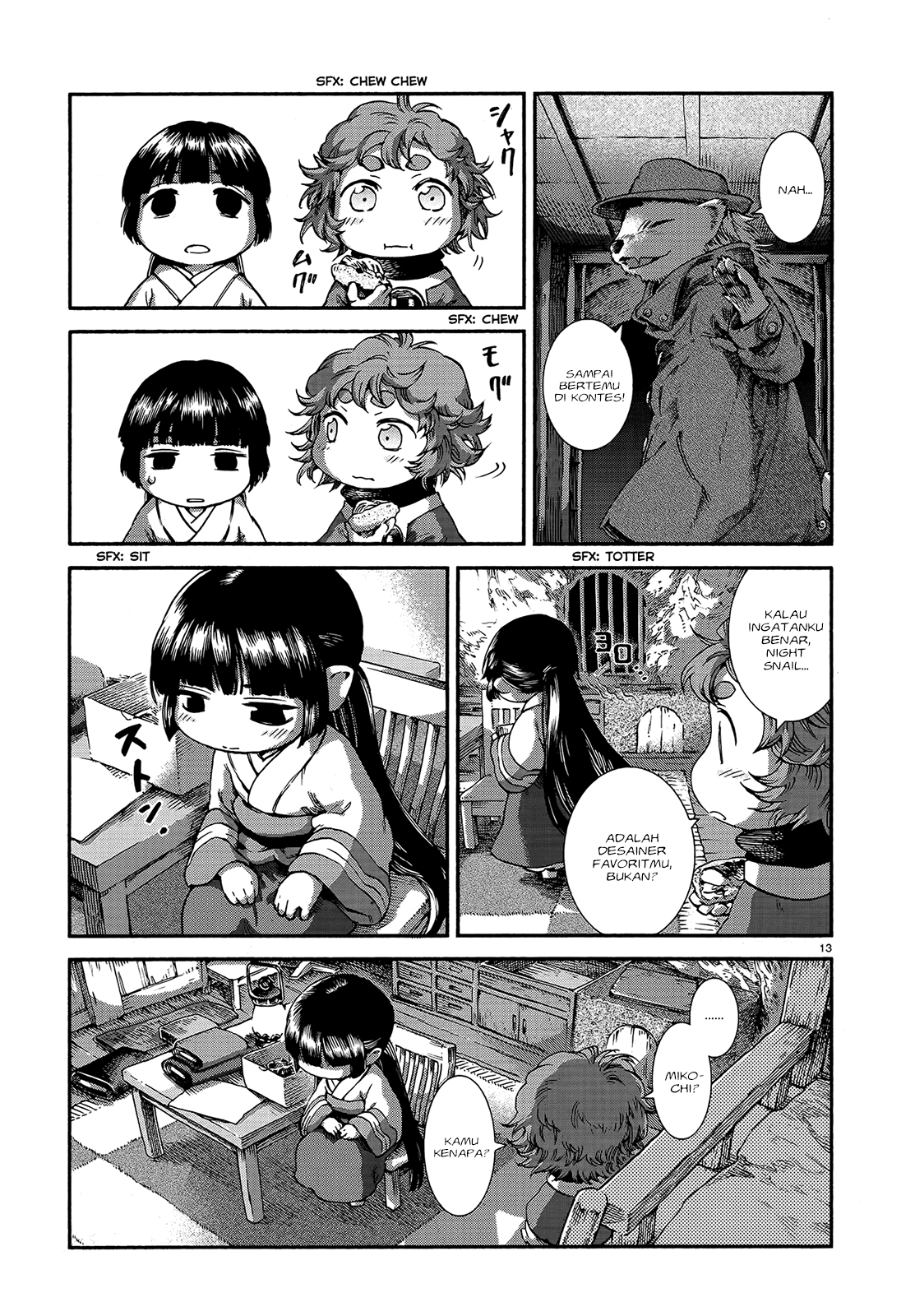 Hakumei to Mikochi Chapter 43 Gambar 15