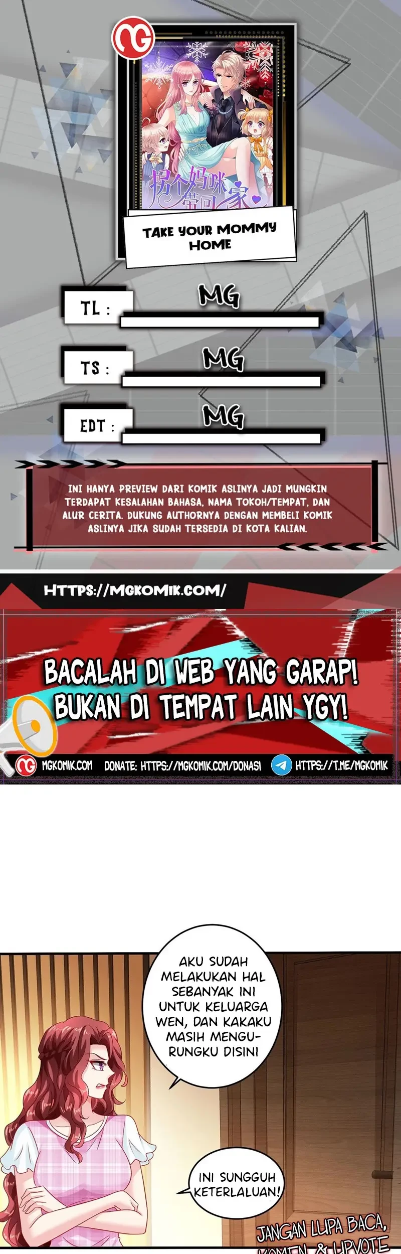 Baca Komik Take Your Mommy Home Chapter 400 Gambar 1
