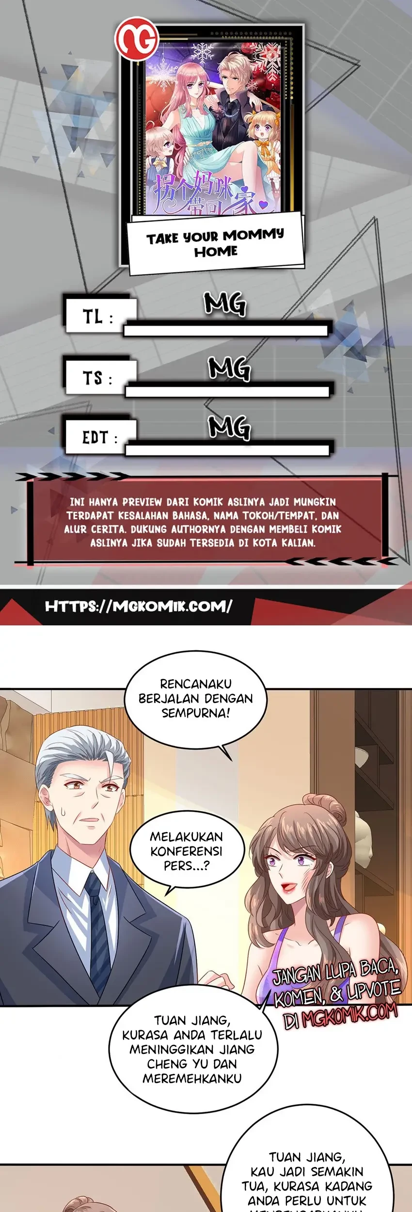Baca Komik Take Your Mommy Home Chapter 398 Gambar 1