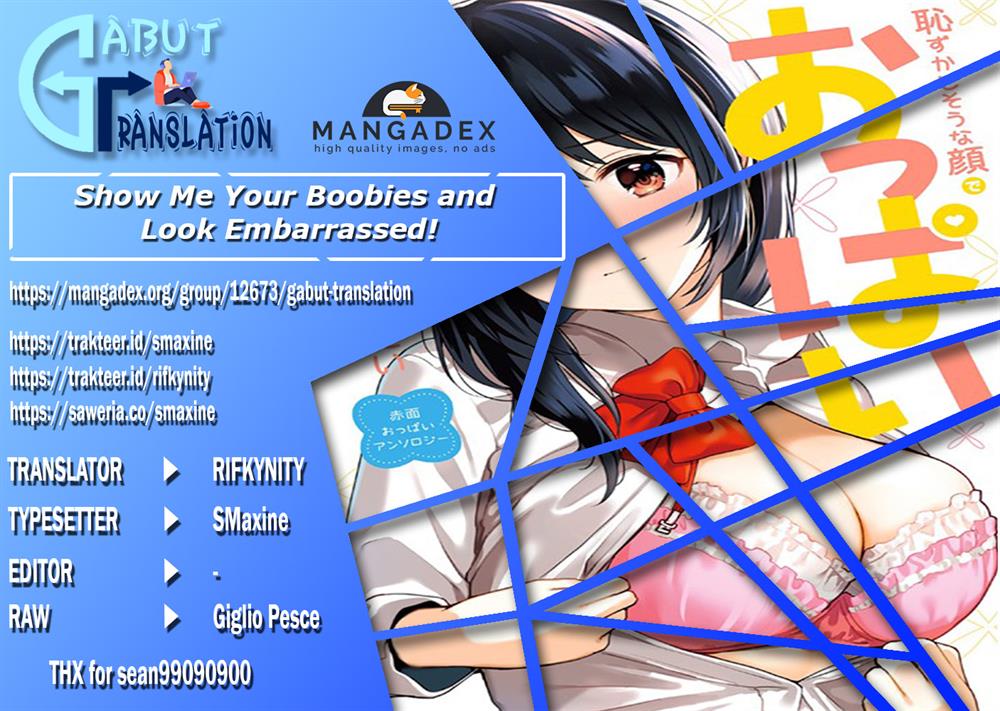 Baca Komik Hazukashi isouna Kao de Oppai Misete Moraitai: Sekimen Oppai Anthology Chapter 3 Gambar 1