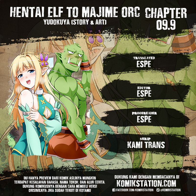 Hentai Elf to Majime Orc Chapter 9.9 1