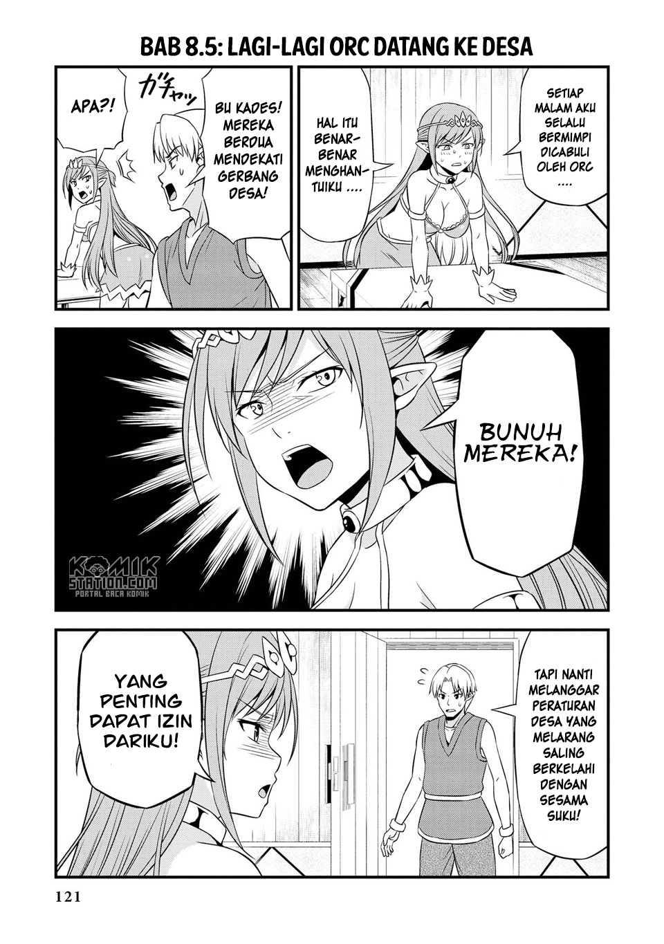 Hentai Elf to Majime Orc Chapter 9.9 2
