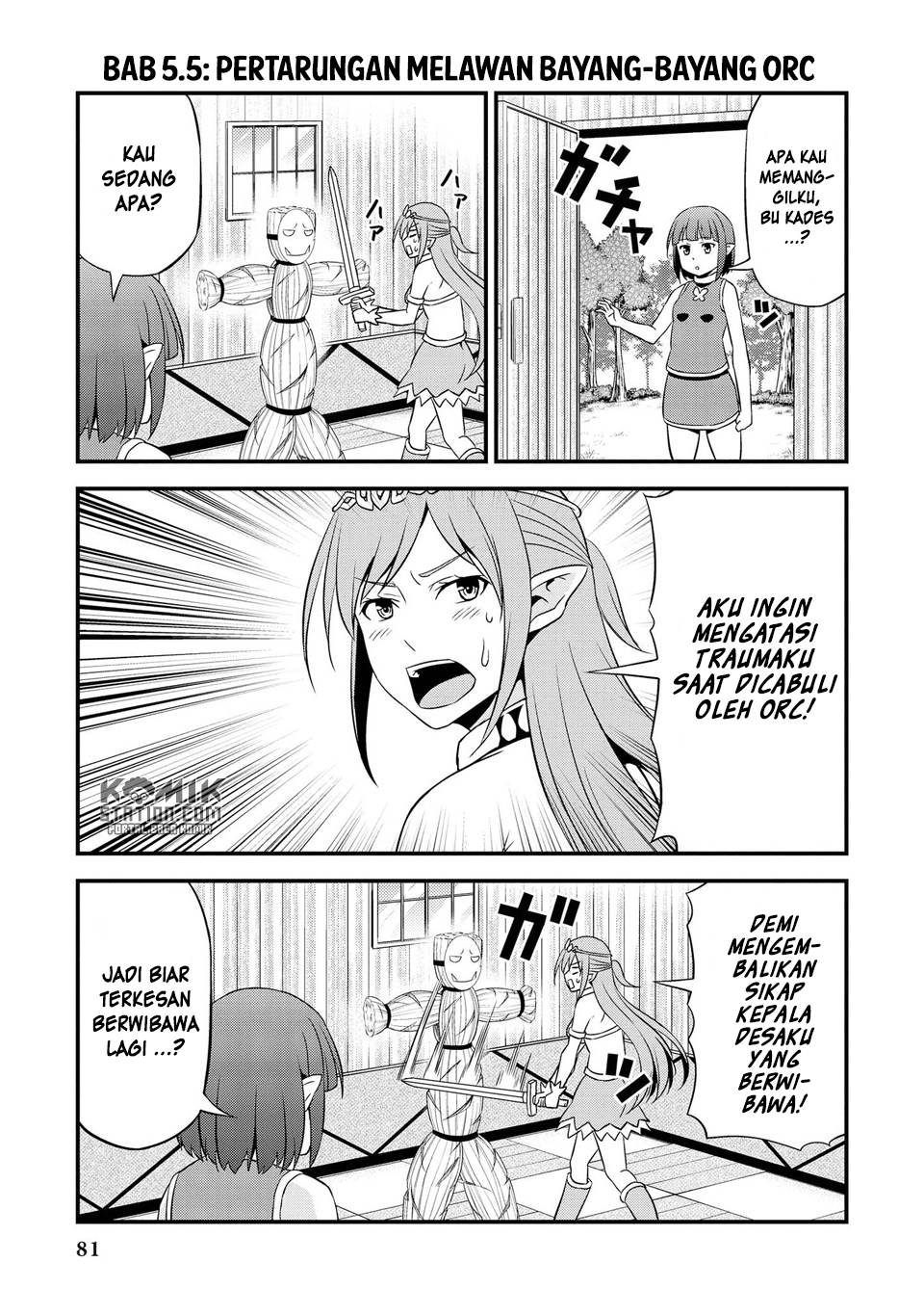 Baca Komik Hentai Elf to Majime Orc Chapter 9.8 Gambar 1