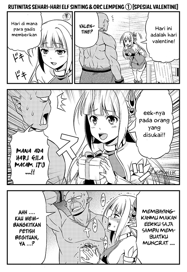 Baca Hentai Elf to Majime Orc Chapter 9.5 Gambar 2