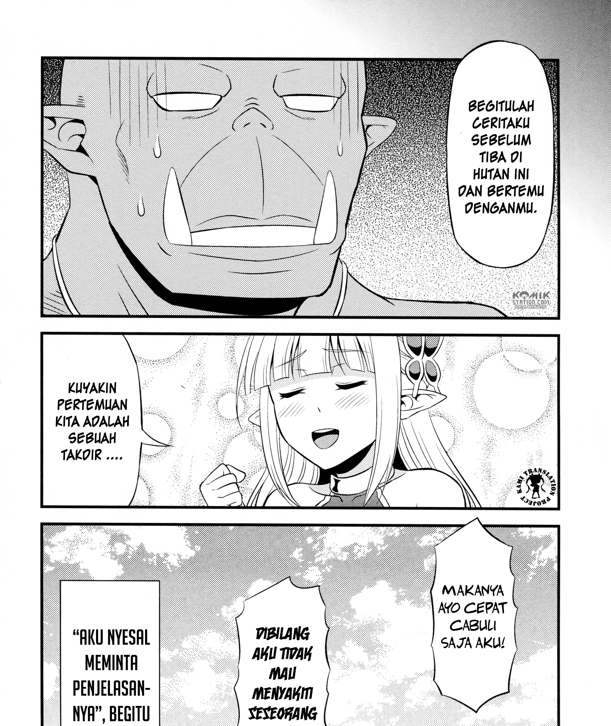 Hentai Elf to Majime Orc Chapter 2.5 Gambar 18
