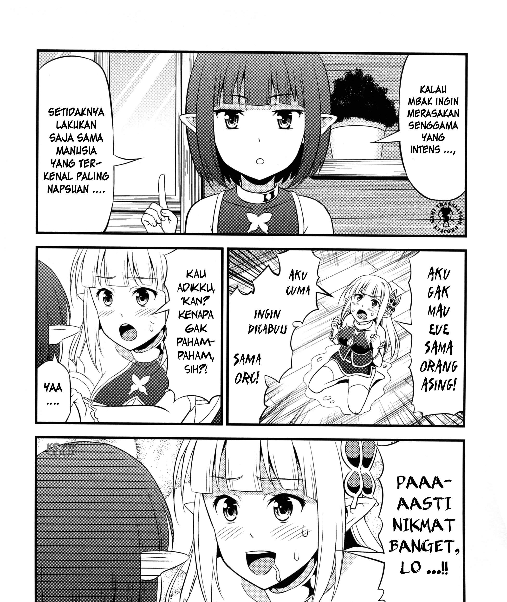 Hentai Elf to Majime Orc Chapter 2.5 Gambar 10