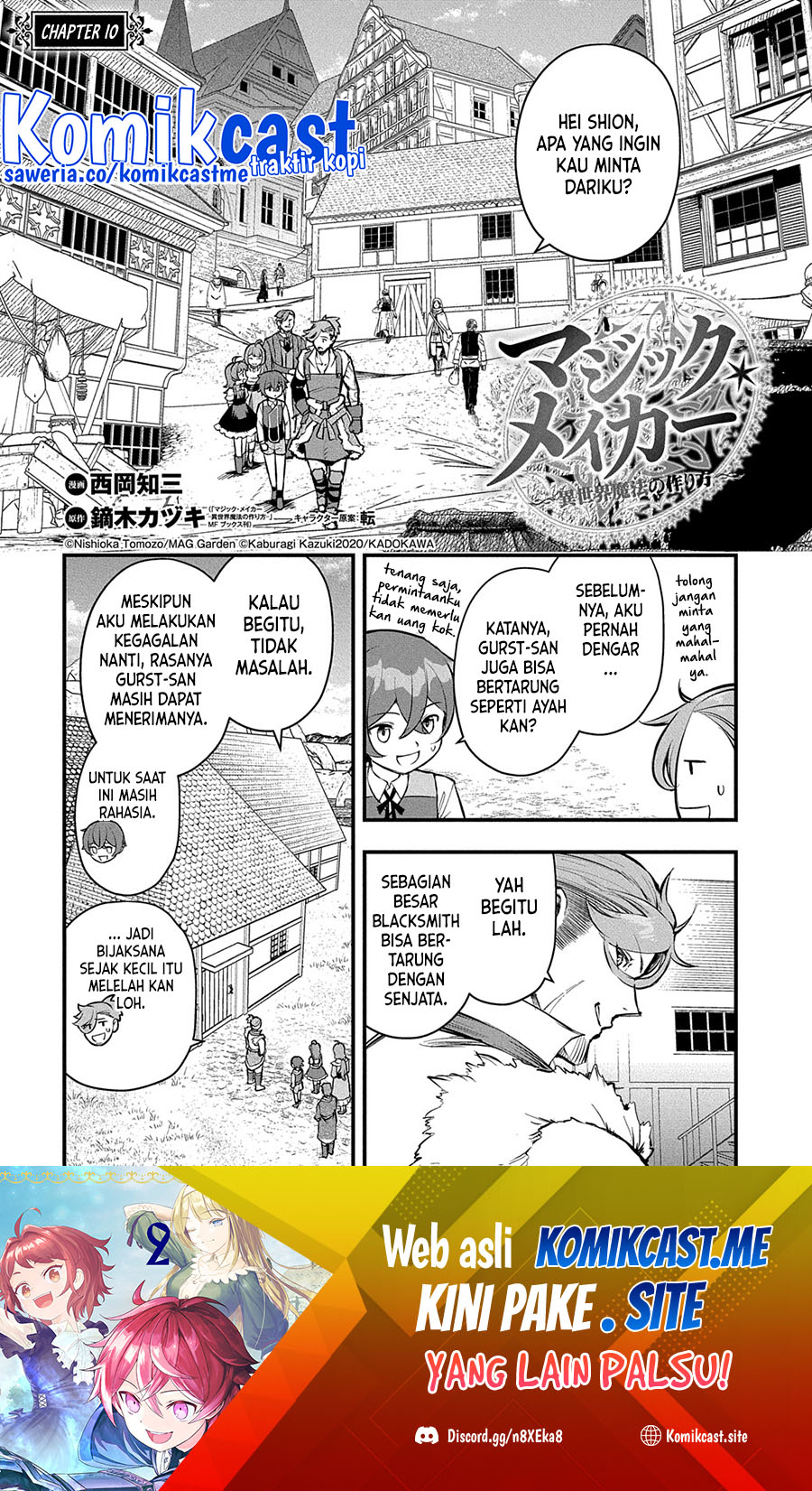 Baca  Magic Maker – Isekai Mahou no Tsukurikata Chapter 10 Gambar 2