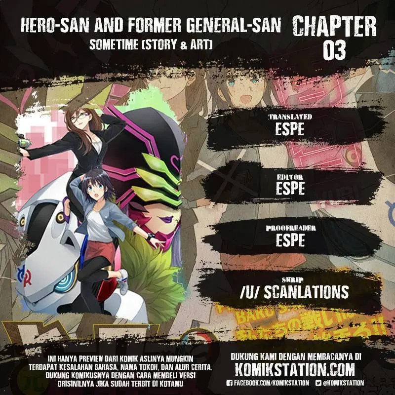Baca Komik Hero-san and Former General-san Chapter 03 Gambar 1