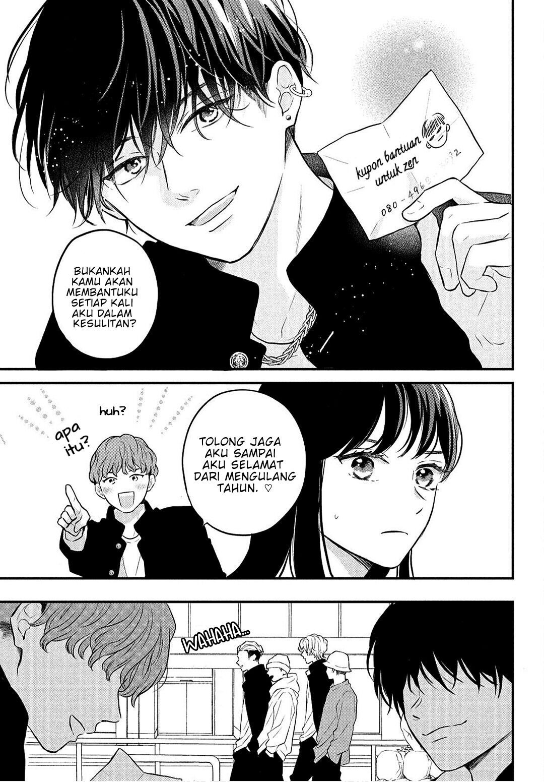 Hikaeme ni Itte mo, Kore wa Ai Chapter 3 Gambar 8